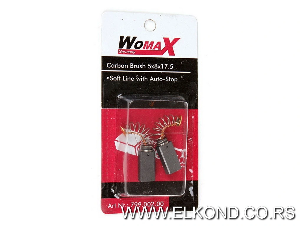 Ugljena četkica 5X8X17.5mm SOFT WOMAX 2/1 set